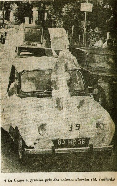 Rallye 1967 photo de presse célébrant la voiture la mieux