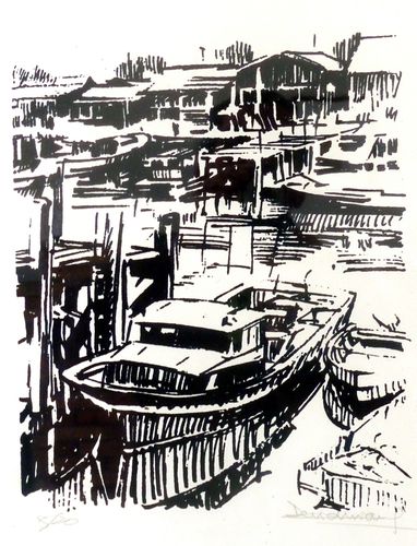 Une des nombreuses oeuvres de Claude Dindinaaud