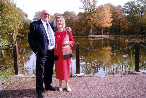 Jean-Claude et Nicole en 2009 le jour de leurs noces d'or