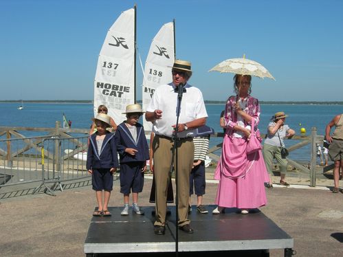 Jean-Pierre Tallieu le maire de La Tremblade et Liliane Jau