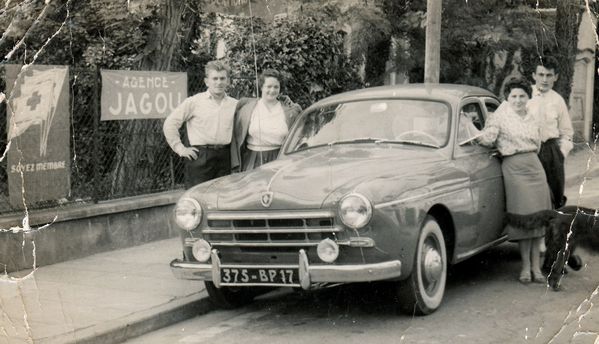 p A gauche Guy et J Pezac 1956 peu de temps après leur mar