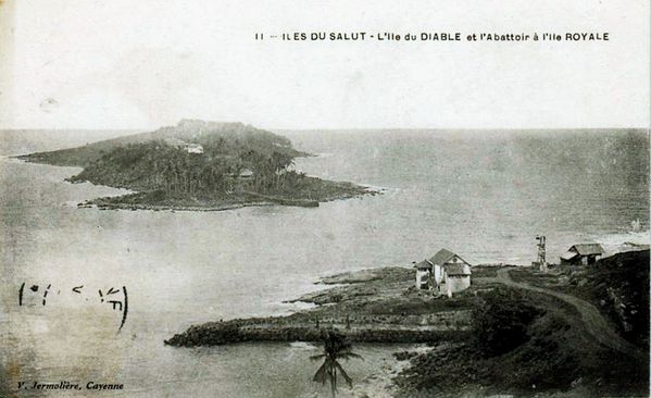 Lîle du diable où Isaac a gardé le Capitaine Dreyfus
