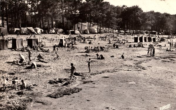 Au milieu des deux campings donnant sur la plage,le restaur