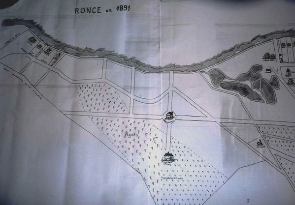 Une partie de la propriété des Saint Martin, en 1891, les