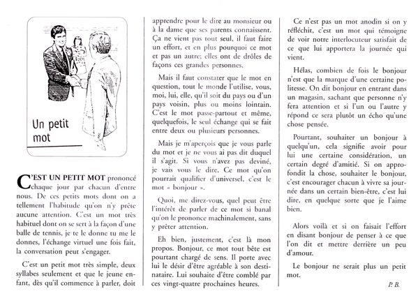 avant dernier article de pierre Benoit