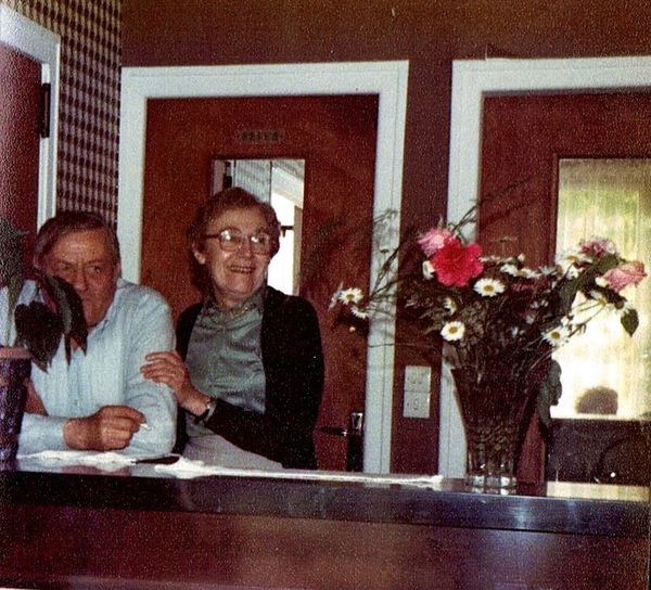 Francis et son épouse à la Pergola